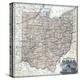 1875, Ohio Railroad and Township Map, Ohio, United States-null-Premier Image Canvas