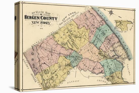1876, Bergen County, New Jersey, United States-null-Premier Image Canvas