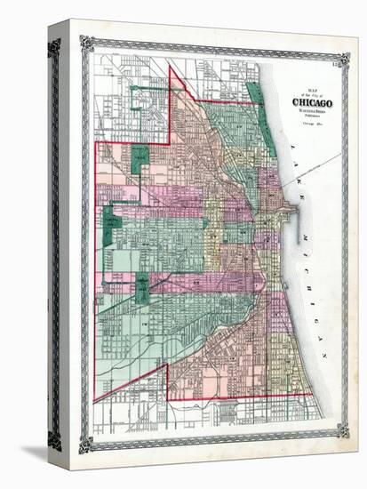 1876, Chicago City, Illinois, United States-null-Premier Image Canvas