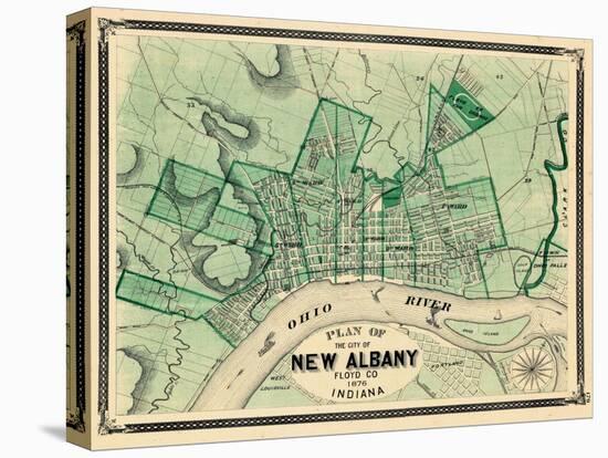 1876, New Albany City, Indiana, United States-null-Premier Image Canvas