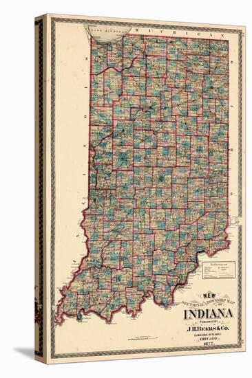 1877, Indiana State, Indiana, United States-null-Premier Image Canvas