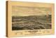 1877 Los Angeles Map-N. Harbick-Stretched Canvas