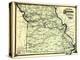 1877, State Map, Missouri, United States-null-Premier Image Canvas