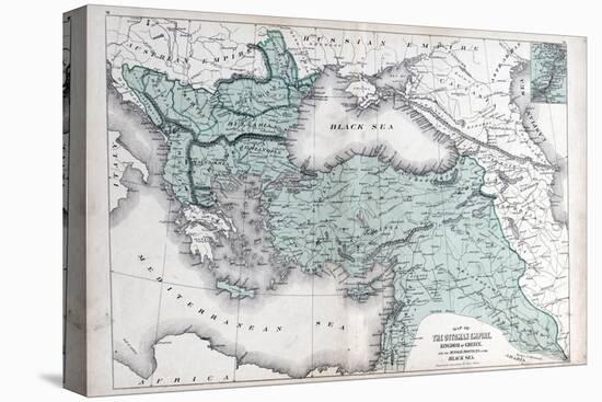 1878, The Ottoman Empire, Kingdom of Greece, Black Sea-null-Premier Image Canvas