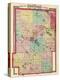 1879, Kosciusko County Map, Indiana, United States-null-Premier Image Canvas