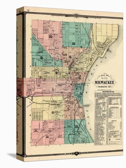 1881, Milwaukee City, Wisconsin, United States-null-Premier Image Canvas