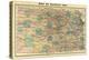 1884, Kansas State Map, Kansas, United States-null-Premier Image Canvas