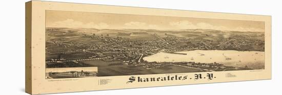 1884, Skaneateles 1884 Bird's Eye View, New York, United States-null-Premier Image Canvas