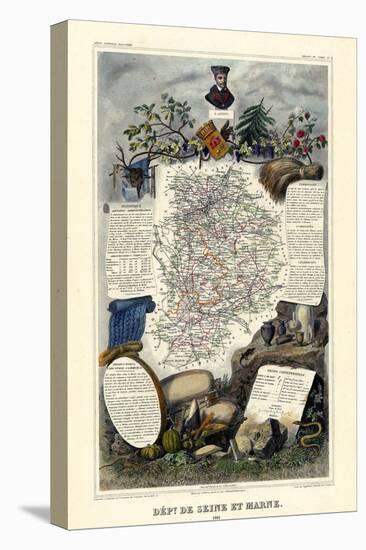 1885, France, Wine Regions of France - North-null-Premier Image Canvas