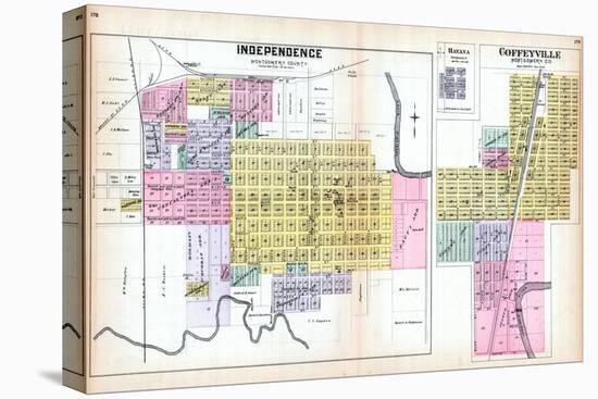 1887, Independence, Havana, Coffeyville, Kansas, United States-null-Premier Image Canvas