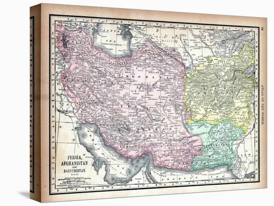 1890, Afganistan, Iran, Iraq, Asia, Persia, Afghanistan and Baluchistan-null-Premier Image Canvas