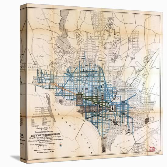 1891, Schedule of Street Sweeping, District of Columbia, United States-null-Premier Image Canvas