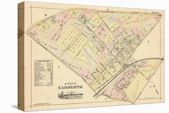 1896, Narberth, Pennsylvania, United States-null-Premier Image Canvas