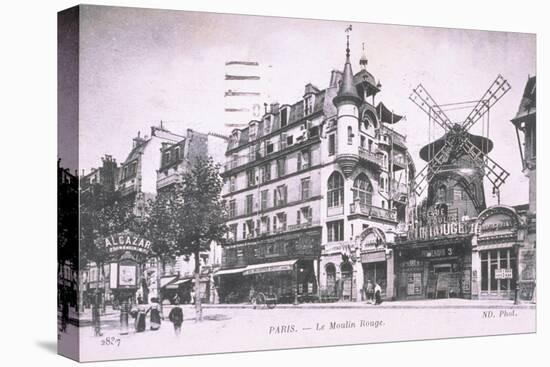 1898 Façade du Moulin Rouge.-null-Premier Image Canvas