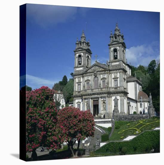 18th Century Bom Jesus Do Monte Church in the City of Braga in the Minho Region, Portugal-Christopher Rennie-Premier Image Canvas