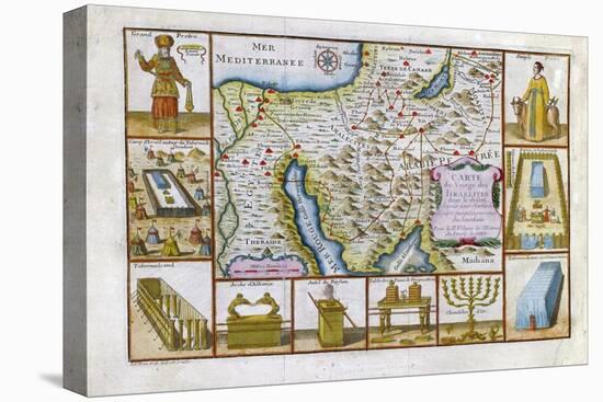 18th Century Map of Egypt, Arabia and the Middle East-null-Premier Image Canvas