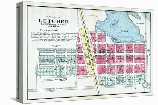 1900, Letcher, South Dakota, United States-null-Premier Image Canvas