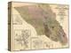 1900, Sonoma County Wall Map, California, United States-null-Premier Image Canvas