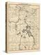 1900, Yellowstone National Park Tourist Map, Wyoming, United States-null-Premier Image Canvas