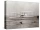 1903 Wright Brothers' Plane Taking Off at Kitty Hawk, North Carolina-null-Premier Image Canvas