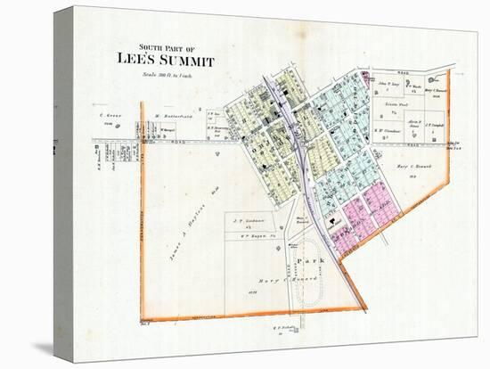 1904, Lee's Summit - South, Missouri, United States-null-Premier Image Canvas