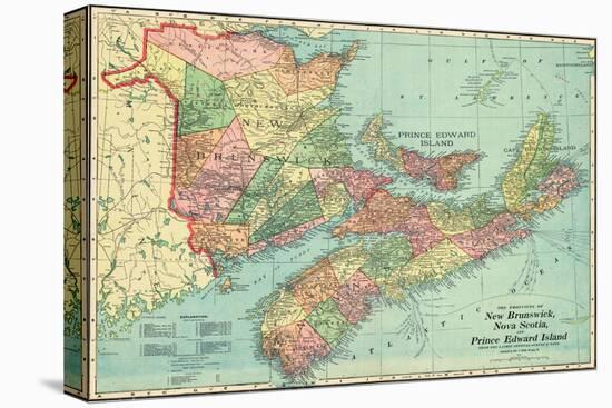 1906, Canada, New Brunswick, Nova Scotia, Prince Edward Island, North America, New Brunswick-null-Premier Image Canvas