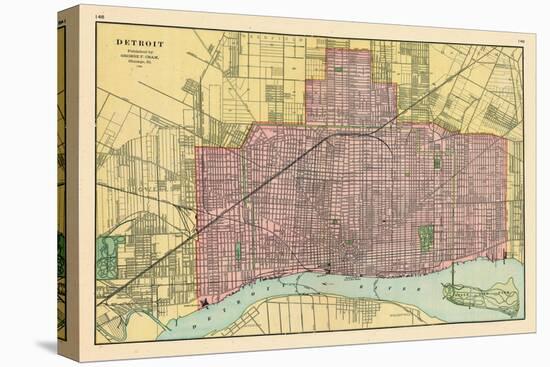 1906, Detroit, Michigan, United States-null-Premier Image Canvas