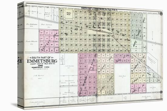 1908, Emmetsburg - South, Iowa, United States-null-Premier Image Canvas