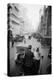 1910s 5th Ave at 43rd Looking North Cars Wagons Pedestrians a Hansom Cab and Driver in Top Hat-null-Premier Image Canvas