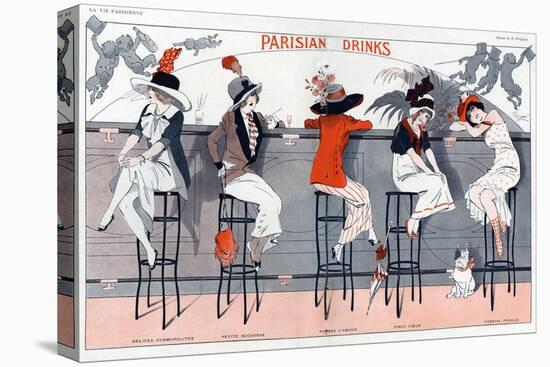 1910s France La Vie Parisienne Magazine Plate-null-Premier Image Canvas
