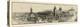 1912, Mormon Temple Grounds Salt Lake City Panorama Photo, Utah, United States-null-Premier Image Canvas