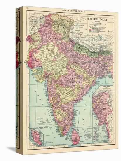 1913, Afganistan, Bhutan, India, Nepal, Sri Lanka, Asia, British India-null-Premier Image Canvas