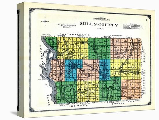1913, Mills County, Iowa, United States-null-Premier Image Canvas