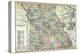 1913, State Map, Missouri, United States-null-Premier Image Canvas