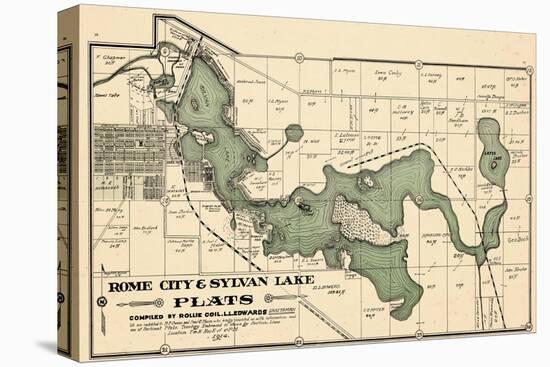 1914, Rome City and Sylvan Lake, Indiana, United States-null-Premier Image Canvas