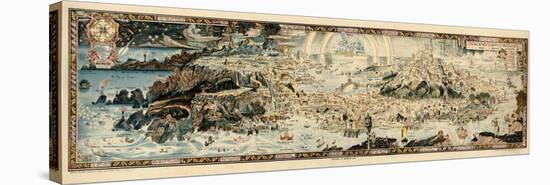 1920, Fairyland Newly Discovered Anciente Mappe-null-Premier Image Canvas