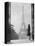 1920s Anonymous Silhouetted Woman Standing in Profile in the Trocadero across the Seine-null-Premier Image Canvas