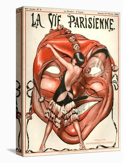 1920s France La Vie Parisienne Magazine Cover-null-Premier Image Canvas