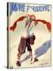 1920s France La Vie Parisienne Magazine Cover-null-Premier Image Canvas