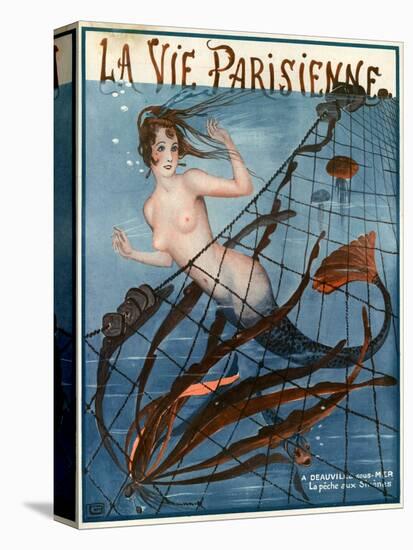 1920s France La Vie Parisienne Magazine Cover-null-Premier Image Canvas