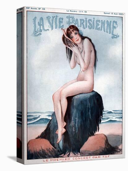 1920s France La Vie Parisienne Magazine Cover-null-Premier Image Canvas