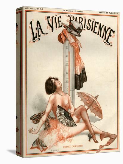 1920s France La Vie Parisienne Magazine Cover-null-Premier Image Canvas