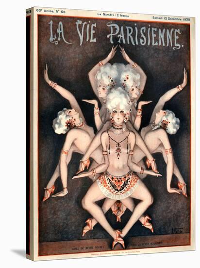 1920s France La Vie Parisienne Magazine Cover-null-Premier Image Canvas