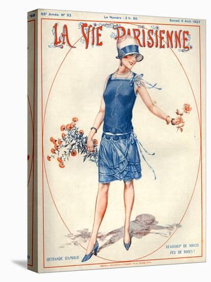 1920s France La Vie Parisienne Magazine Cover-null-Premier Image Canvas