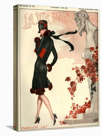 1920s France La Vie Parisienne Magazine Cover-null-Premier Image Canvas