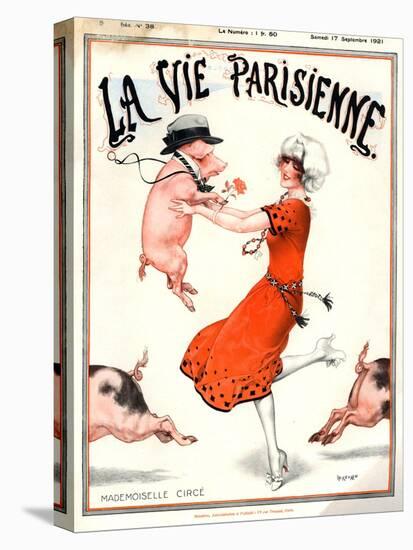 1920s France La Vie Parisienne Magazine Cover-null-Premier Image Canvas