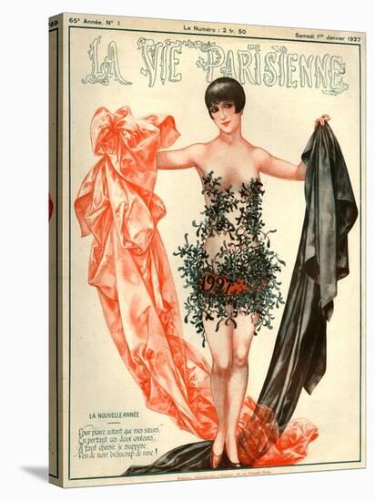 1920s France La Vie Parisienne Magazine Cover-null-Premier Image Canvas