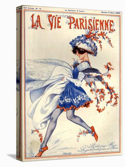 1920s France La Vie Parisienne Magazine Cover-null-Premier Image Canvas