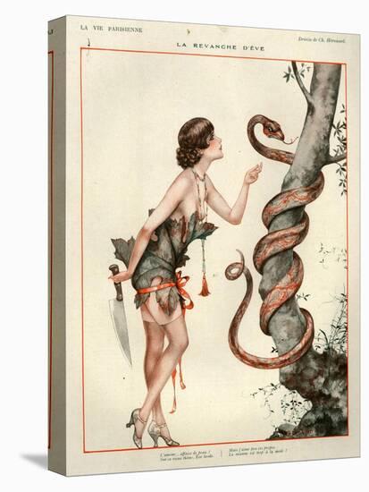 1920s France La Vie Parisienne Magazine Plate - La Revanche D'Eve-null-Premier Image Canvas