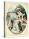 1920s France La Vie Parisienne Magazine Plate-null-Premier Image Canvas